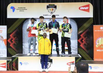 Ogwang pledges support for Badminton Development in Uganda