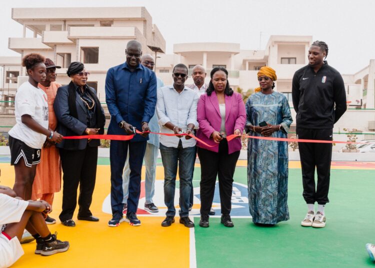 BAL and City of Dakar unveil renovated Basketball Court in Yoff, Senegal
