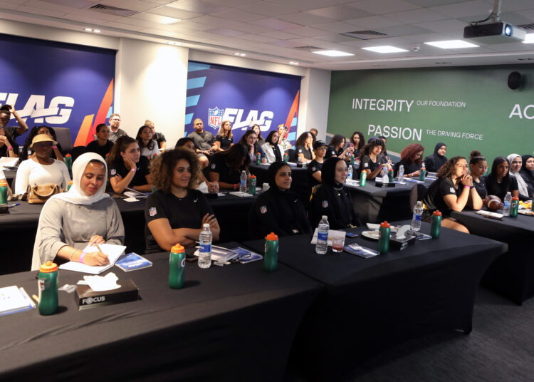 National Football League (NFL) hosts women’s Flag Football Coaching Clinic in Egypt